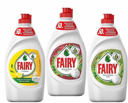 Płyn do mycia naczyń Fairy  900 ml - rodzaje