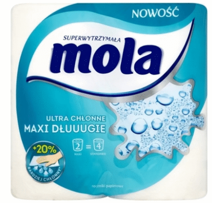 Ręczniki papierowe Mola Ultra Chłonne Maxi długie