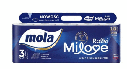 Papier Toaletowy Mola Milove (10 rolek)