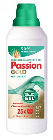 Żel do prania Passion Gold Professional Universal Aktiv Gel 1 L (25 prań)
