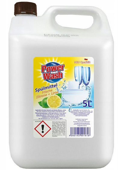 Płyn do mycia naczyń Power Wash 5 L