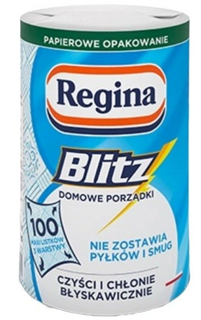 Ręcznik Papierowy Regina BLITZ  3 w/100 listków (1 rolka)