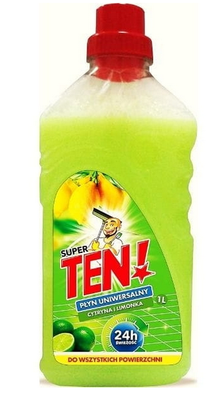 Super Ten - Płyn uniwersalny do mycia 1 L - rodzaje