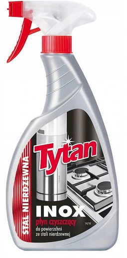 TYTAN INOX Mleczko do czyszczenia stali nierdzewnej, Spray 500 g