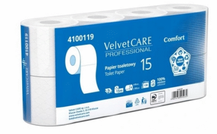 Papier toaletowy Velvet Care Professional (8 rolek)