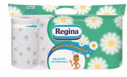 Papier toaletowy Regina Rumiankowy (8 rolek)