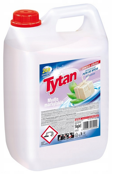 Płyn do mycia uniwersalny TYTAN mydło marsylskie 5L
