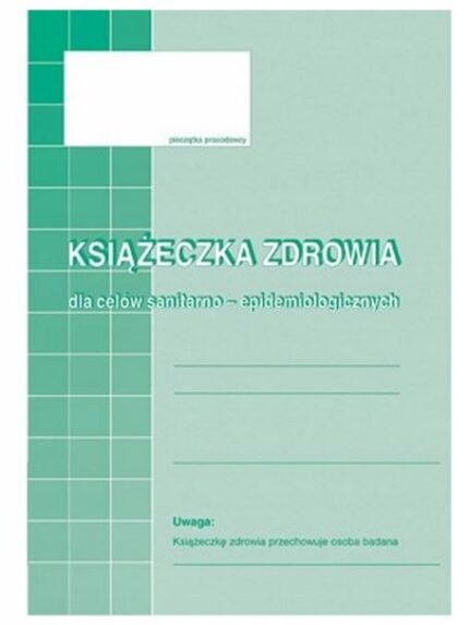 Książeczka zdrowia do celów sanitarno-epidemiologicznych (530-5)