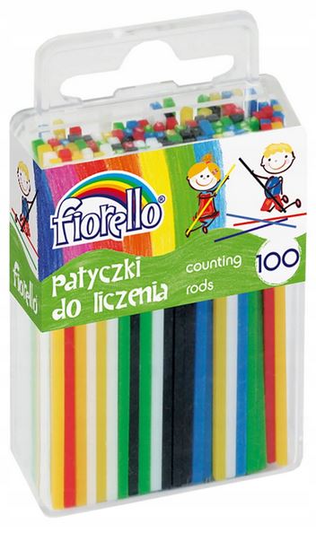 Patyczki do nauki liczenia Fiorello Wielokolorowe