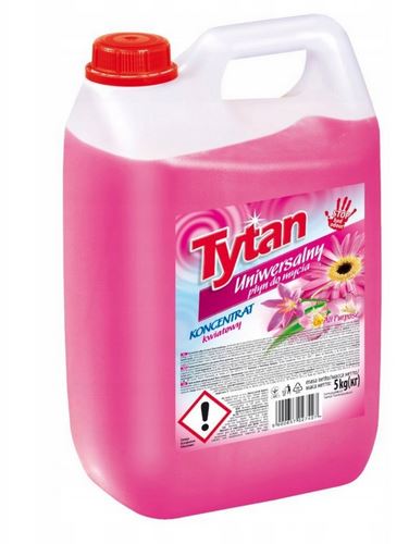 Płyn do mycia uniwersalny TYTAN KWIATOWY 5L