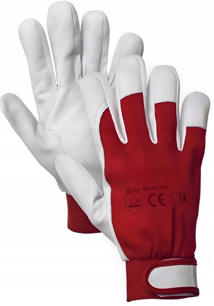 Rękawice robocze skórzane VELCRO