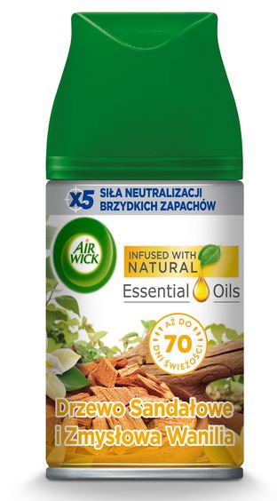 Wkład do odświeżacza automatycznego AIR WICK Drzewo sandałowe&Wanilia 250 ml